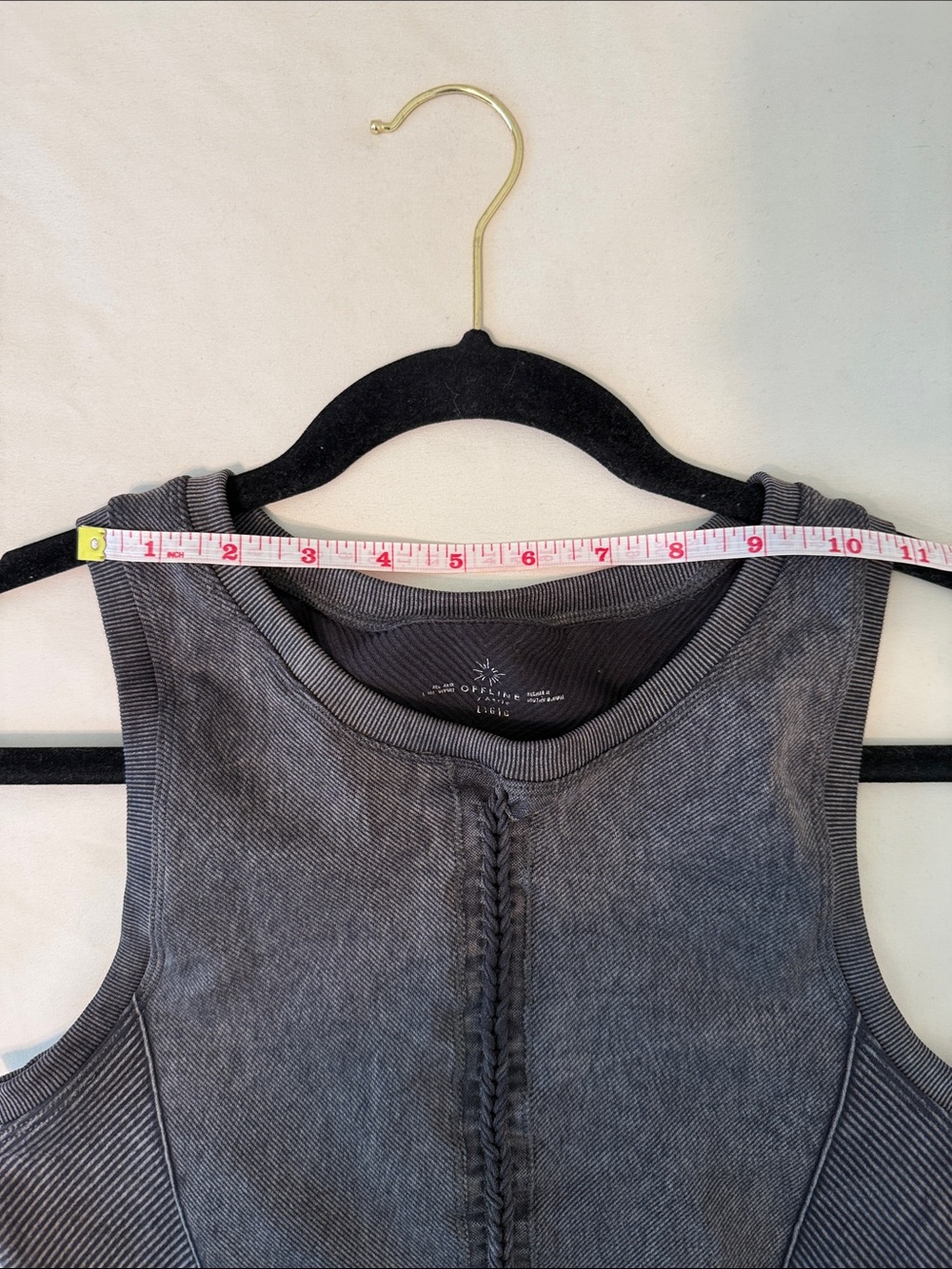 OFFLINE By Aerie Seamless Macrame Longline Sports Bra // Womens Large - Picture 11 of 11